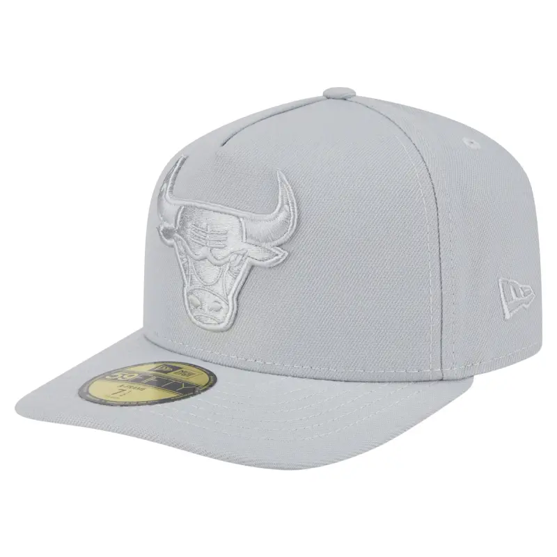 men8217s chicago bulls new era gray colorpack a-frame pinch front 59fifty fitted hat