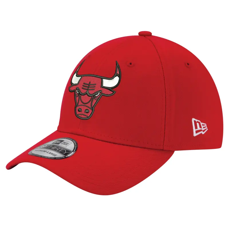 men8217s chicago bulls new era red official team color 39thirty flex hat